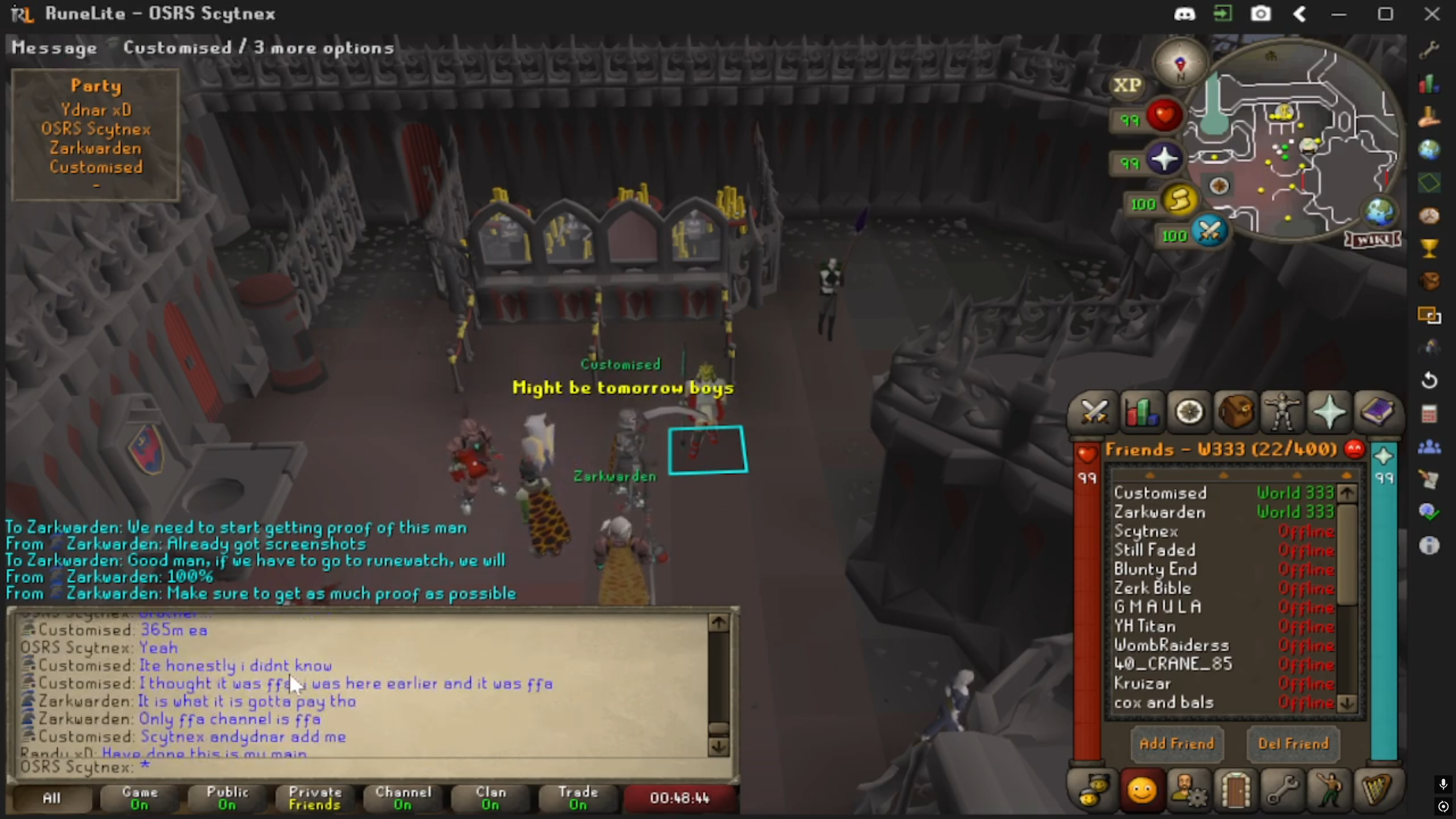 Evidence 0530218 for a case against Customised