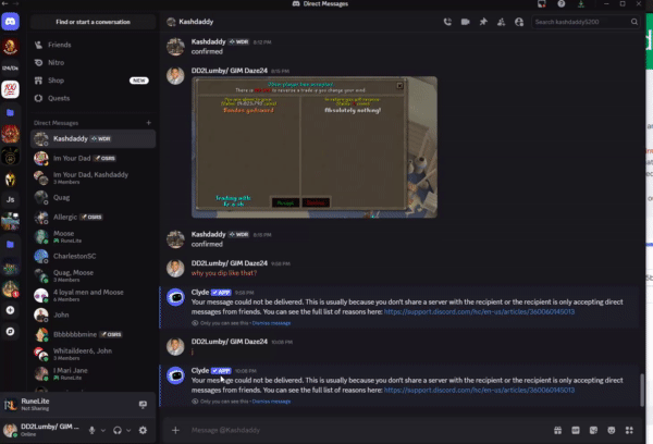 Evidence 19e10f1 for a case against Krash n out