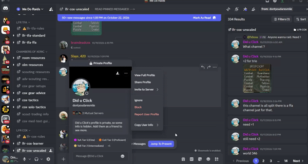 Evidence 299e1bf for a case against Did U Click