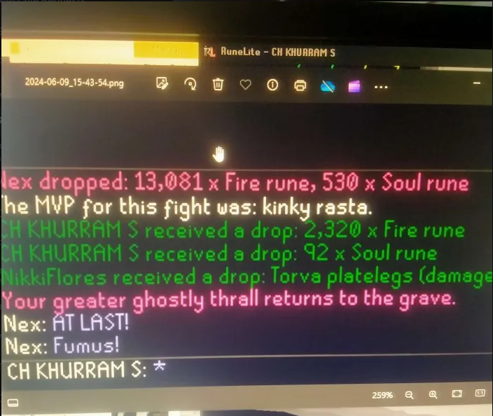 Evidence 3003526 for a case against No buckett