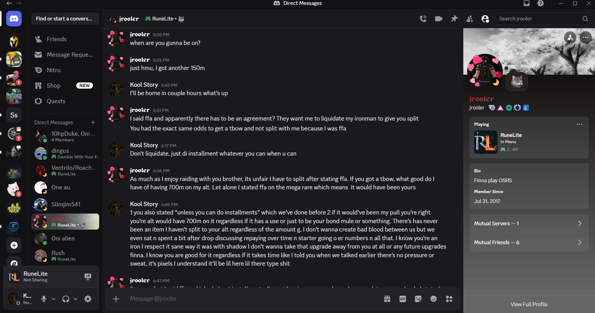 Evidence 35562a0 for a case against Finna Fe