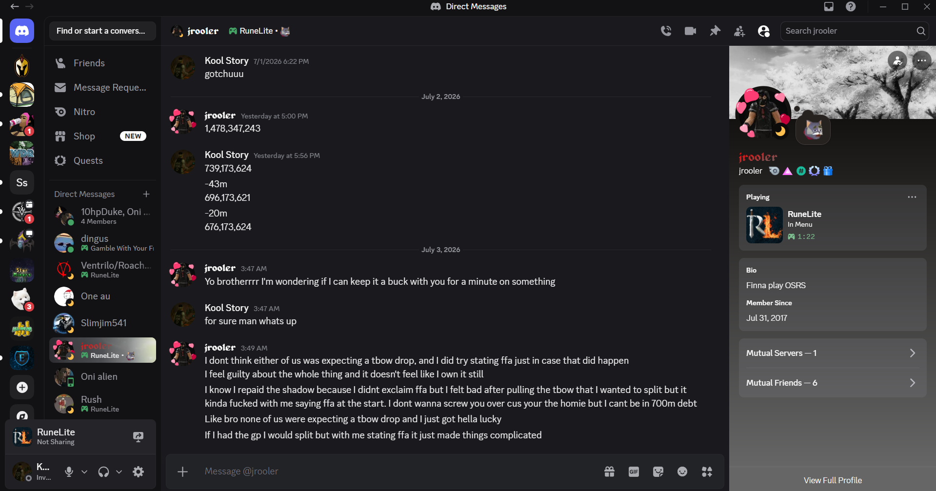 Evidence 38cd0a5 for a case against Finna Fe