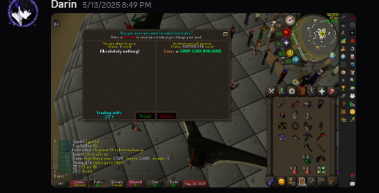 Evidence 3c15372 for a case against Selmustyy