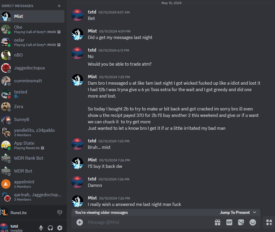 Evidence 4479d09 for a case against Rickys Joint