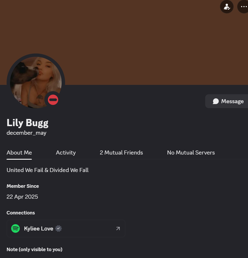 Evidence 4696fe4 for a case against Lily Metal