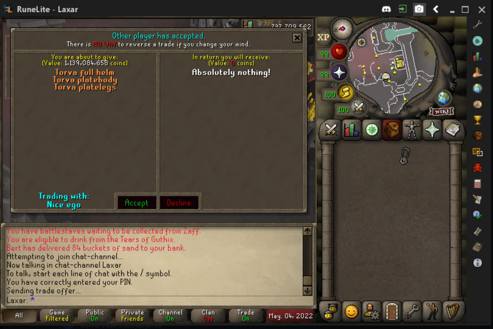 Evidence 4ddabe6 for a case against Boat Rat