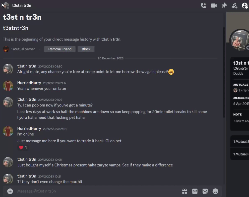 Evidence 4fb921e for a case against Trad3able