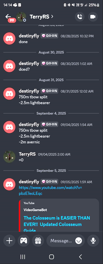 Evidence 5156934 for a case against TerryOSRS