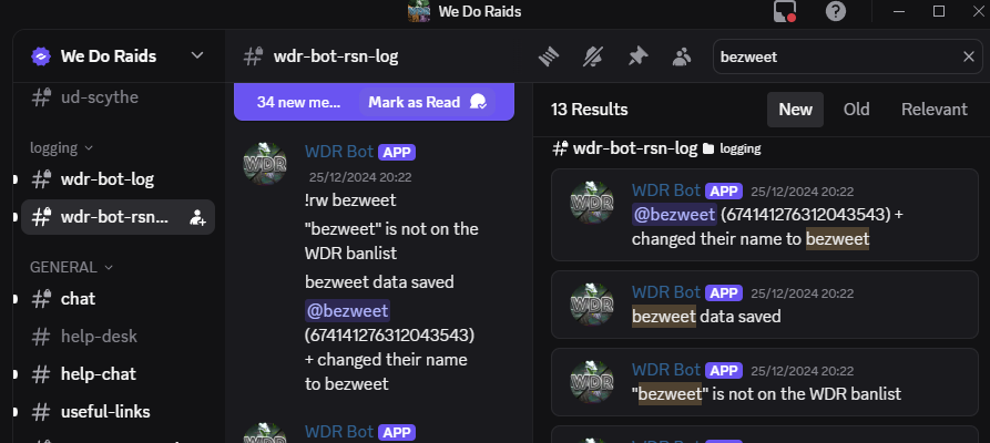 Evidence 57b67bb for a case against Bezweet