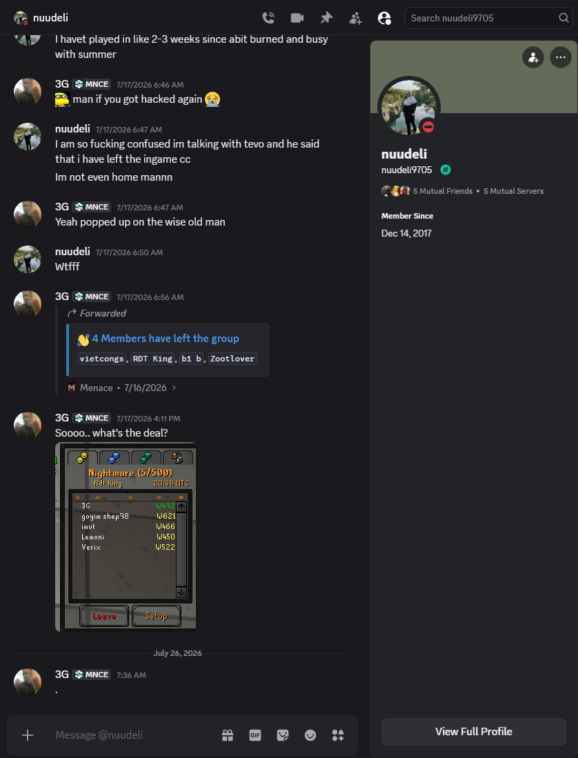 Evidence 5b0fb24 for a case against RDT King