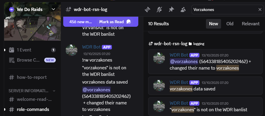 Evidence 5b53fb2 for a case against SithVerzik