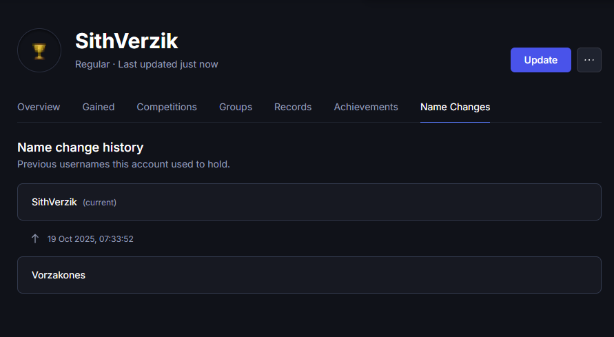 Evidence 5c04ee6 for a case against SithVerzik