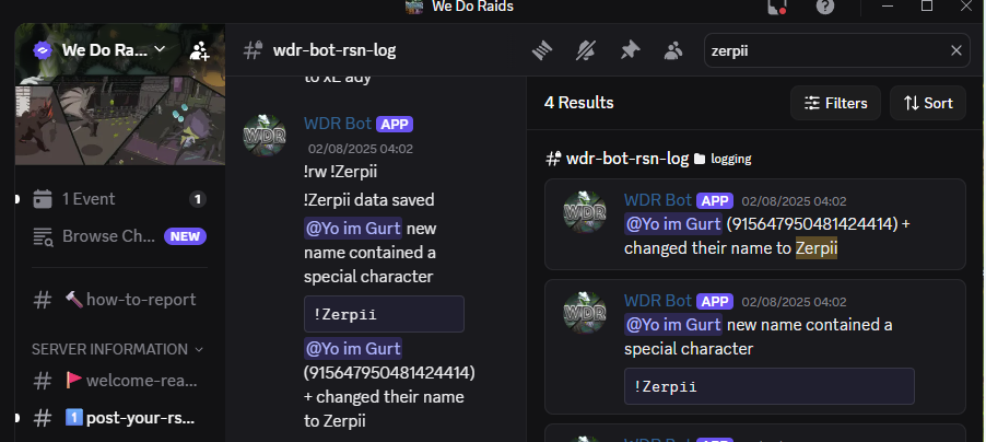Evidence 5df585e for a case against Zerpii