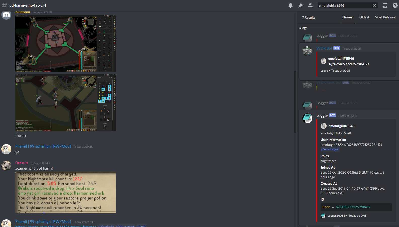 Evidence 5e5e2eb for a case against powdah O_O