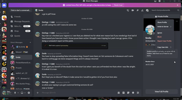 Evidence 5ec6da0 for a case against Did U Click