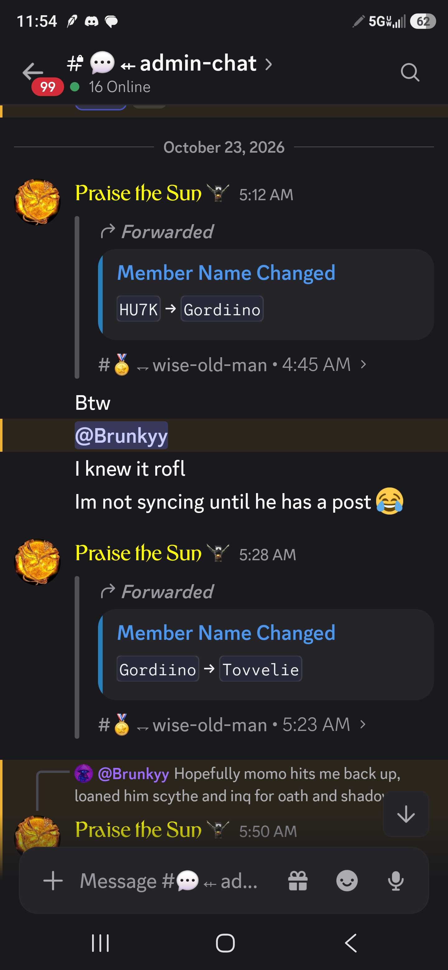 Evidence 603c6fb for a case against Tovvelie