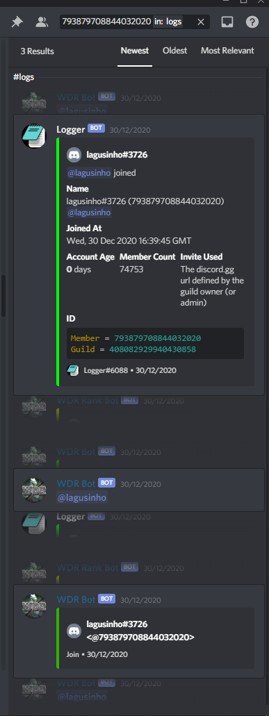 Evidence 605b86d for a case against Wym Dude