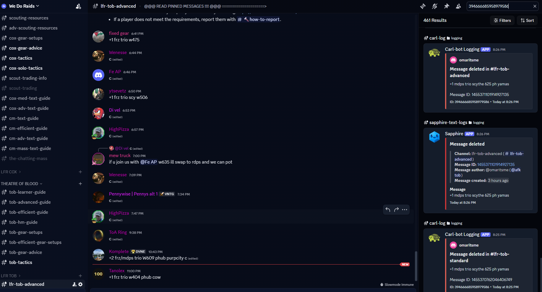 Evidence 60bd388 for a case against afk tob