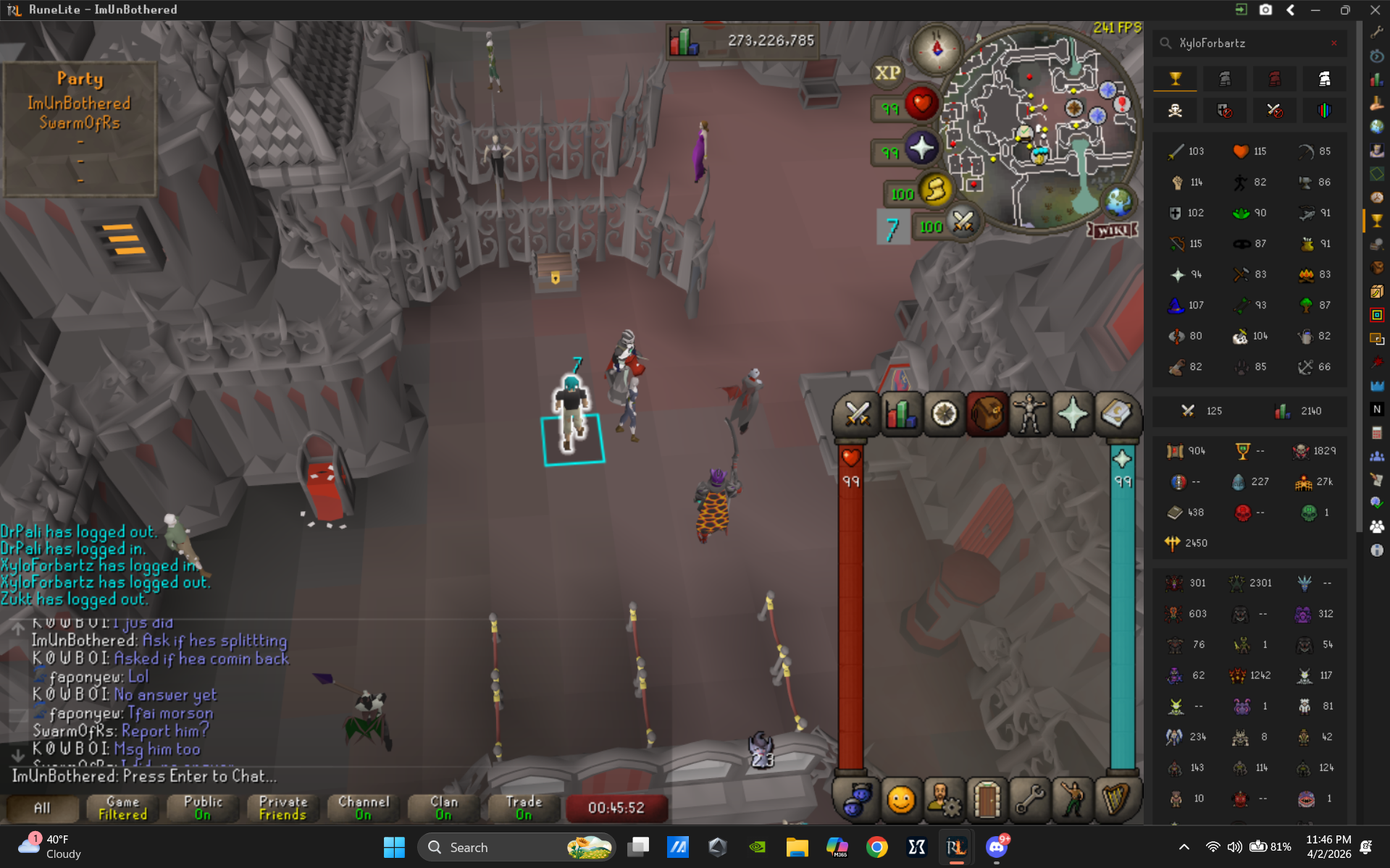 Evidence 6e7b6e3 for a case against XyloForbartz