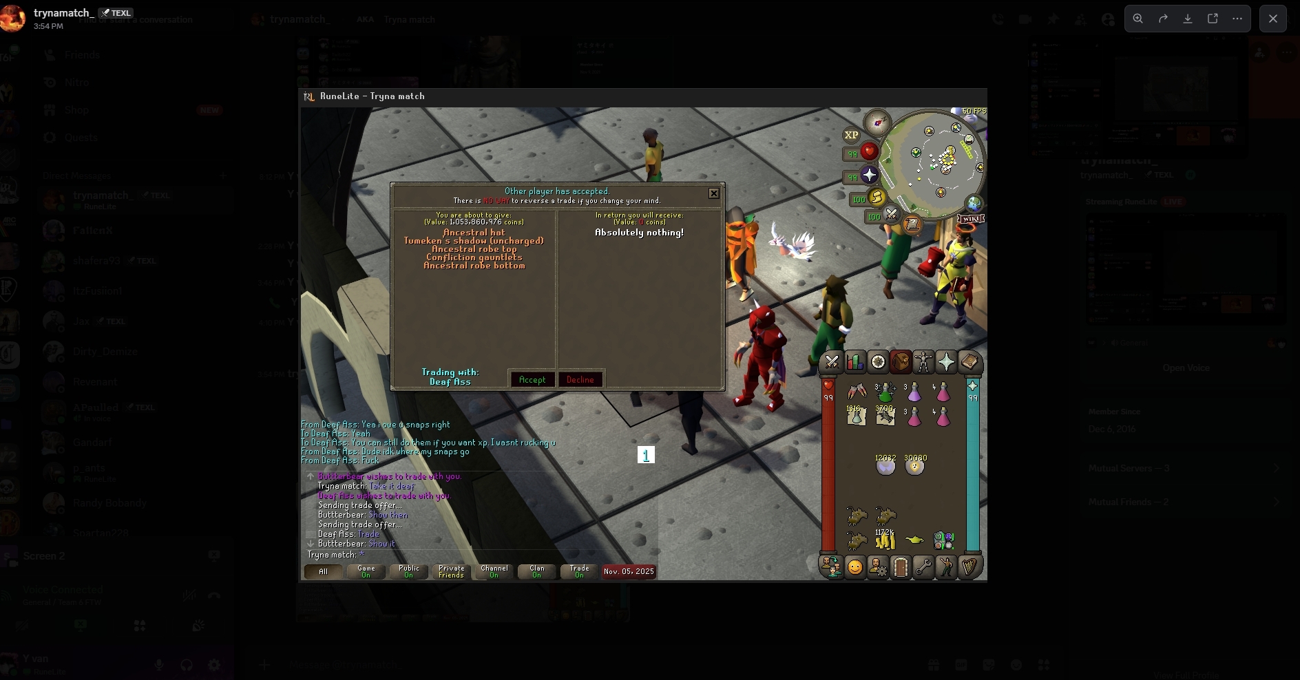 Evidence 7201839 for a case against Deaf Ass