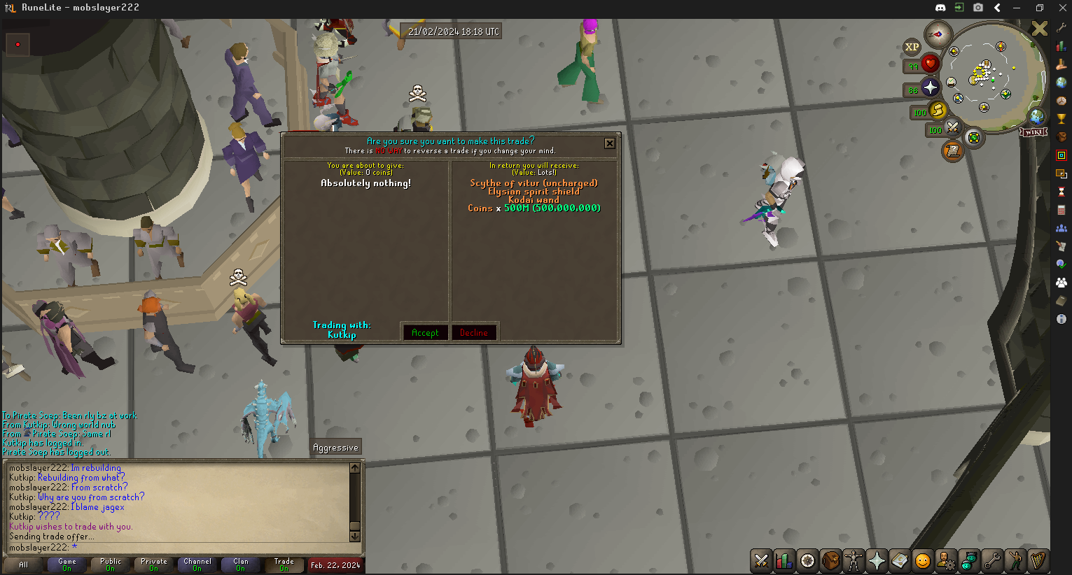 Evidence 7791e11 for a case against mobslayer222