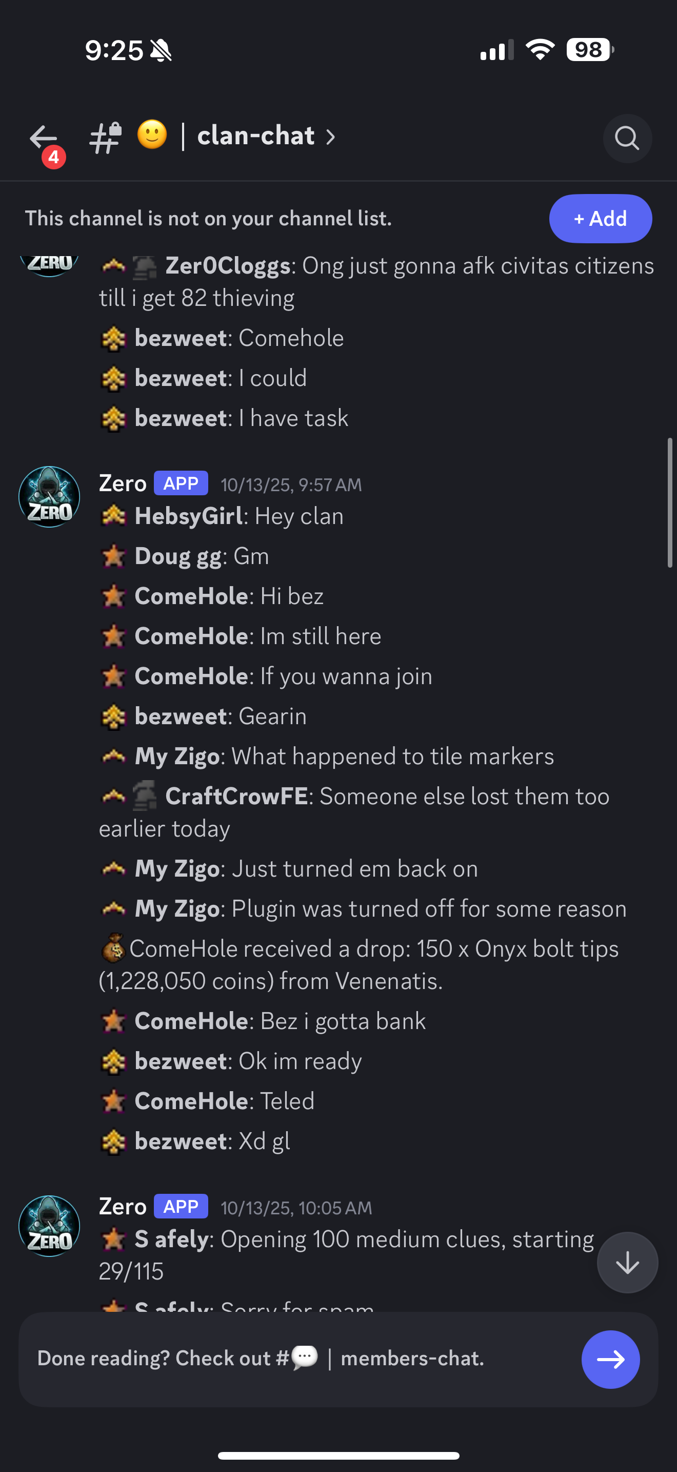 Evidence 77cca29 for a case against Bezweet