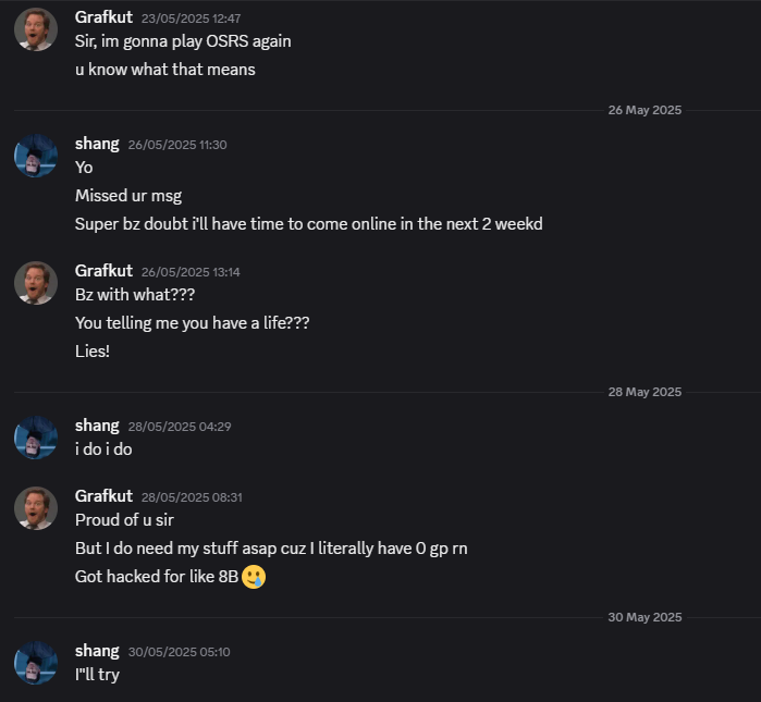 Evidence 79bee20 for a case against mobslayer222