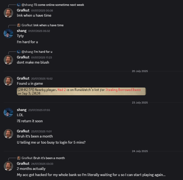 Evidence 7d107e1 for a case against mobslayer222