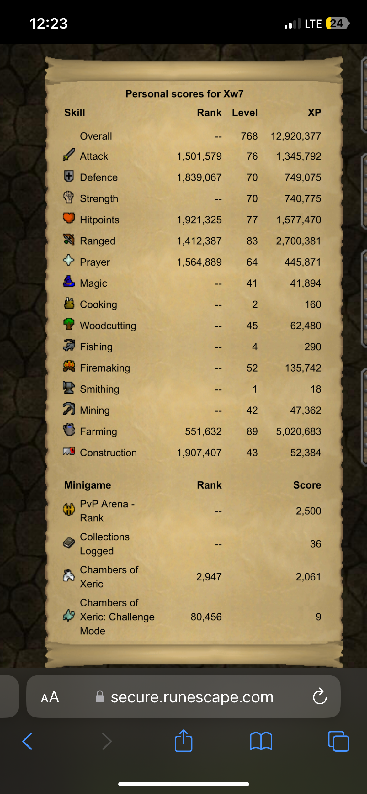 Evidence 80cc037 for a case against Xw7