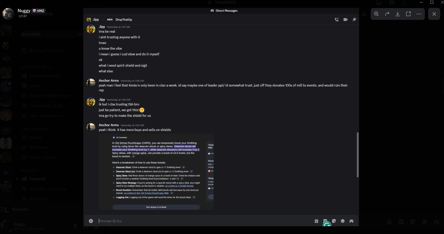 Evidence 814f615 for a case against dropthatgp