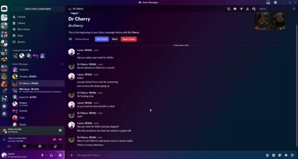 Evidence 8470cac for a case against Dr Cherry