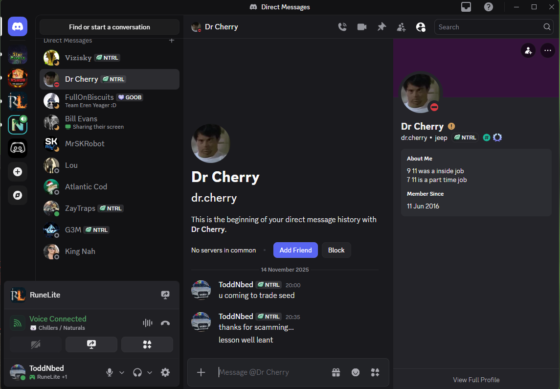 Evidence 87f224d for a case against Dr Cherry