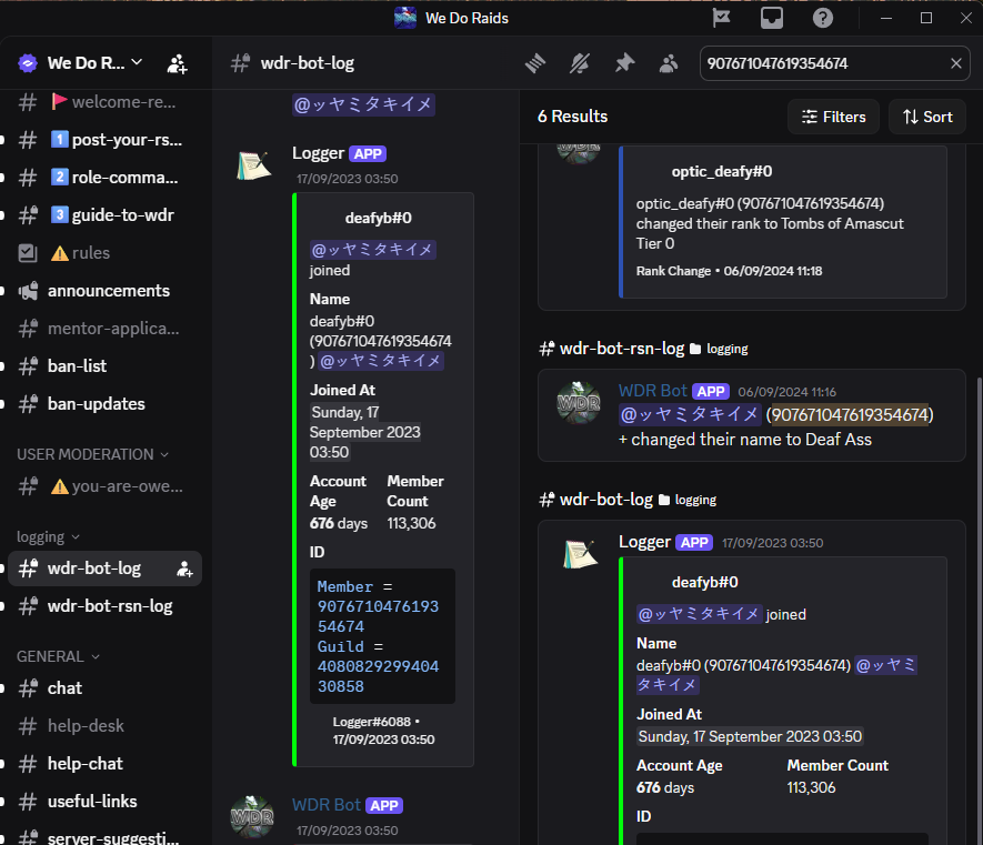 Evidence 8dd59d6 for a case against Deaf Ass