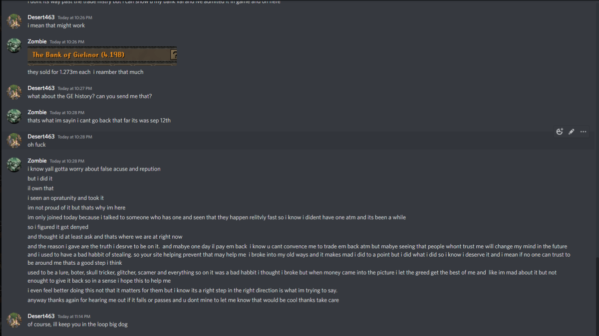 Evidence 9138eb8 for a case against z0mbie