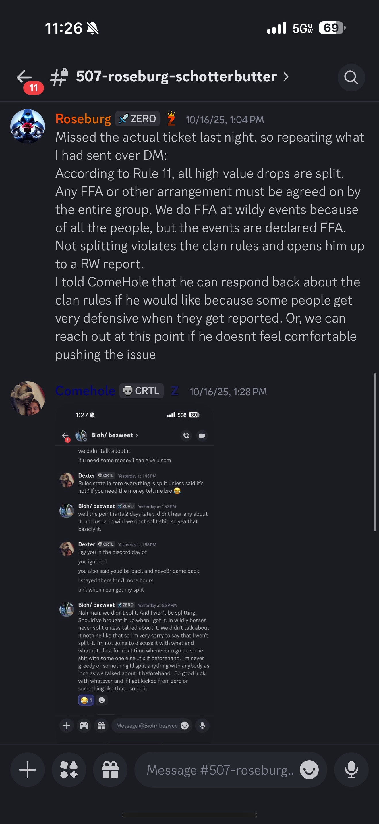 Evidence 92b671a for a case against Bezweet