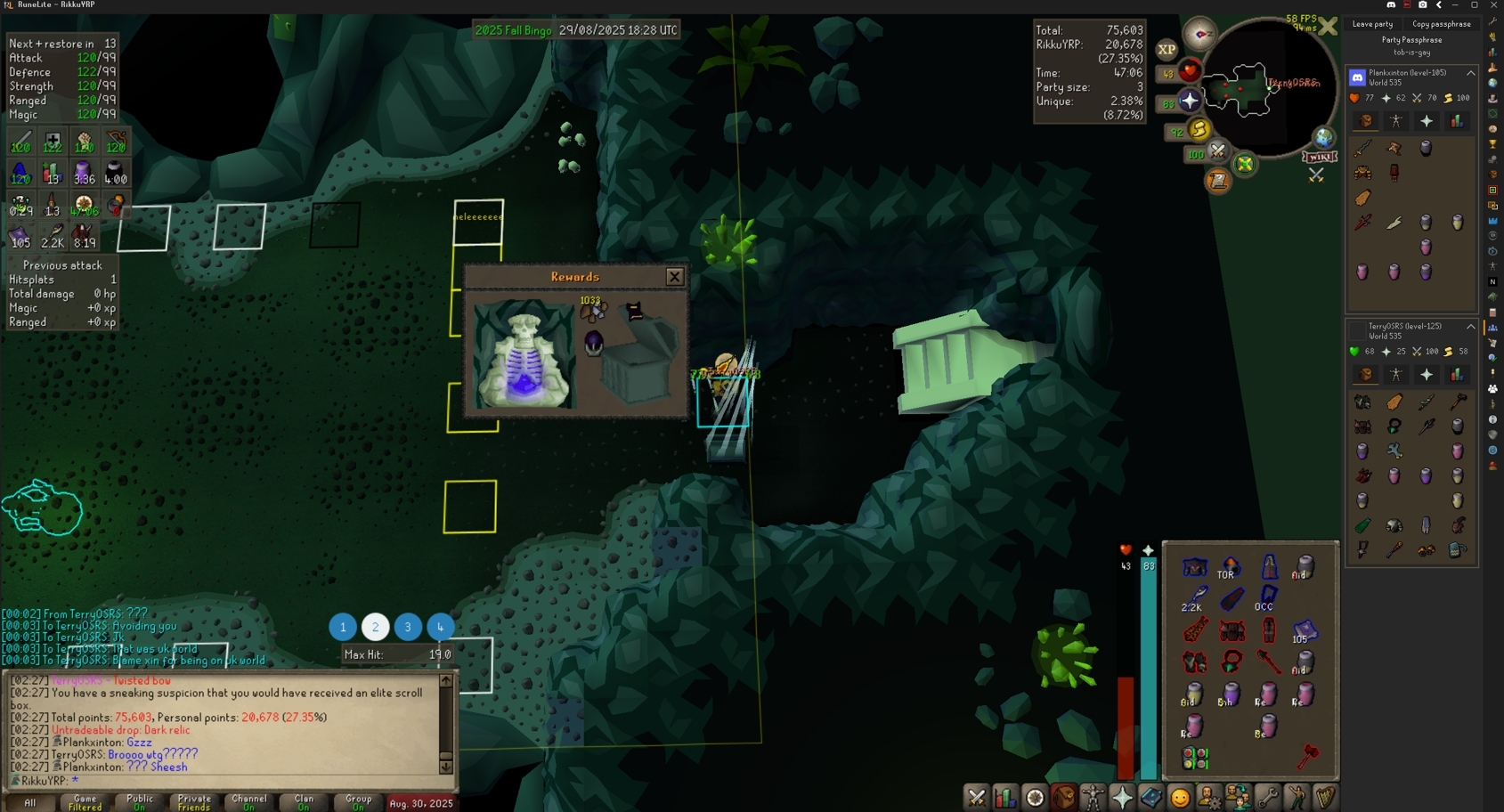 Evidence 92d3805 for a case against TerryOSRS