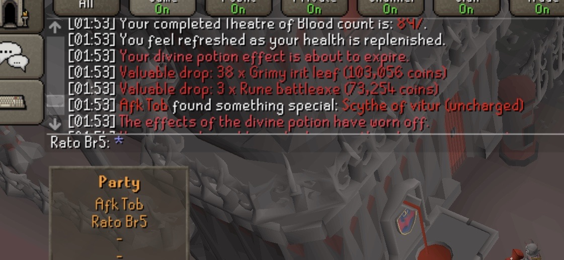 Evidence 939a6f6 for a case against afk tob