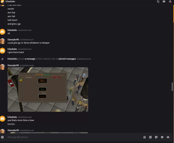 Evidence 9914787 for a case against K3azkoks