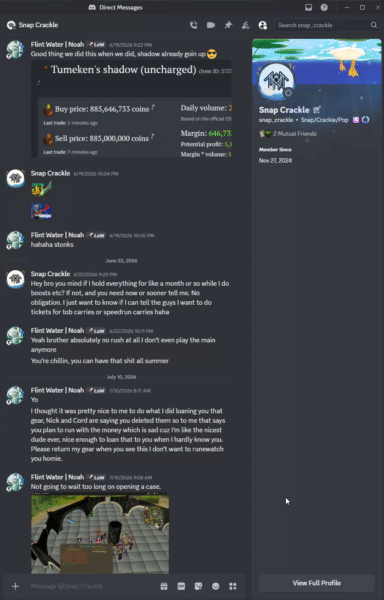 Evidence a13afcc for a case against Snap Quackle