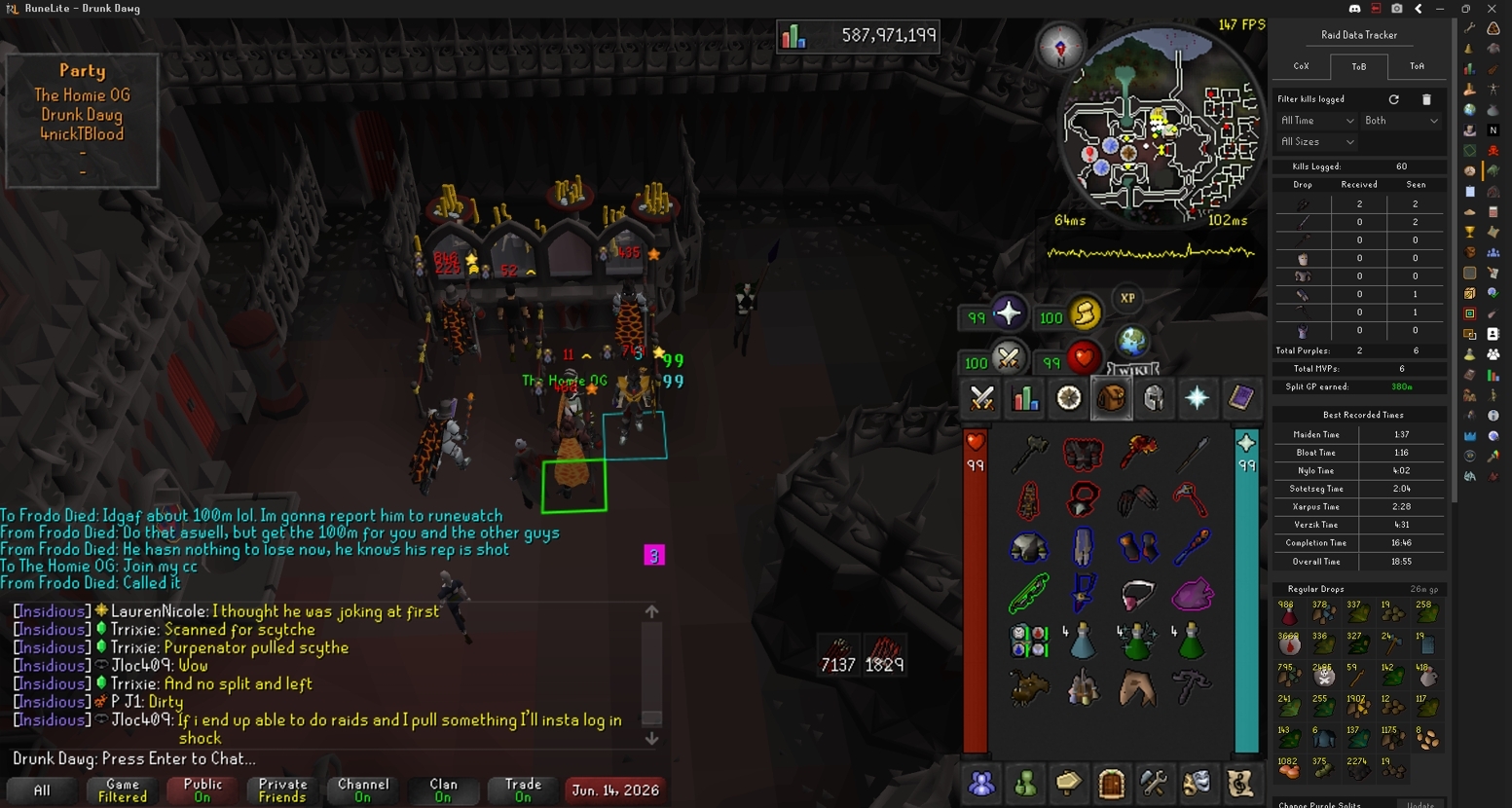Evidence a27bfa0 for a case against purpenator