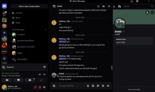 Evidence a577332 for a case against B0nd