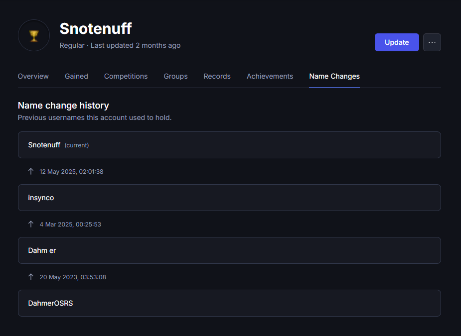Evidence a9c086f for a case against SnotEnuff
