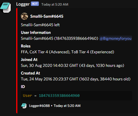 Evidence b7e9c17 for a case against talisam