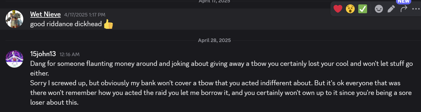 Evidence d0b37c7 for a case against YuriFlynn