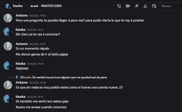 Evidence d2b84ae for a case against MASTER CORA