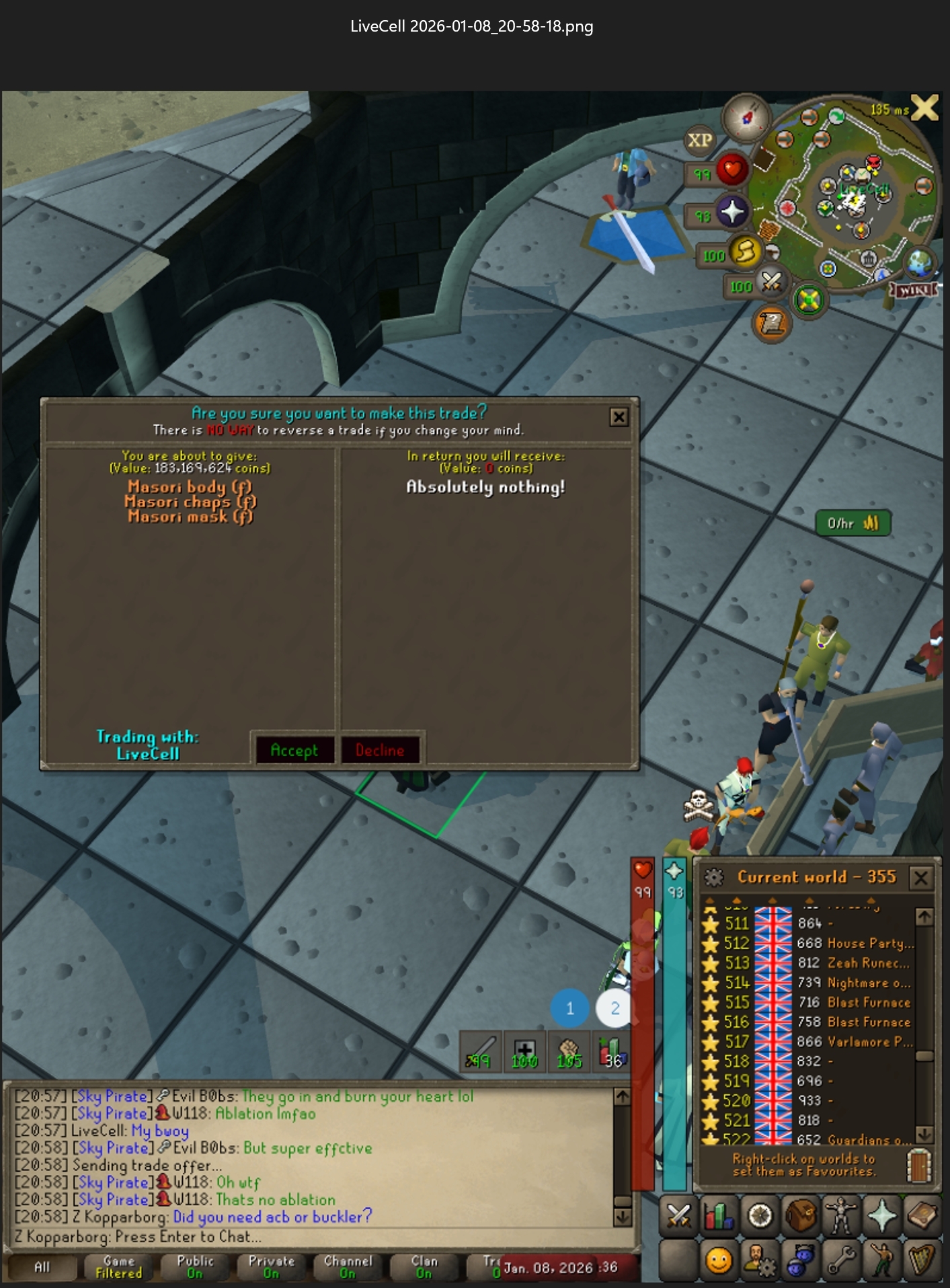 Evidence e3bc893 for a case against LiveCell