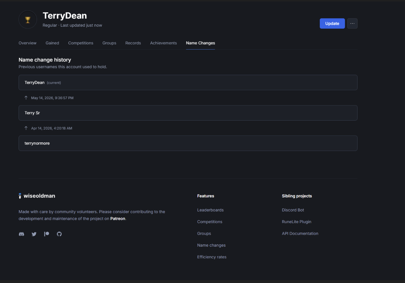 Evidence e3f9f40 for a case against TerryDean