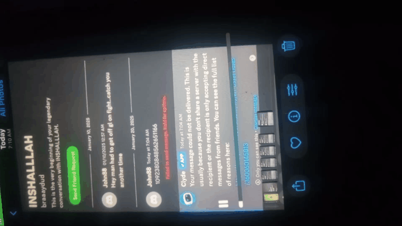 Evidence e5fe525 for a case against INSHALLLAH