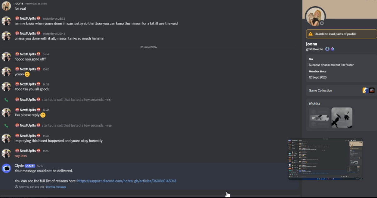 Evidence e6120ca for a case against frickingzuk