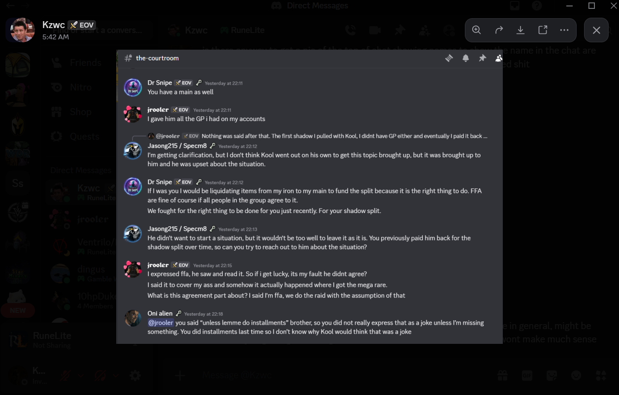 Evidence e995ed8 for a case against Finna Fe